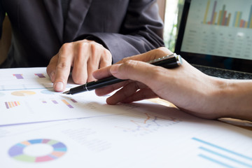 Business teamwork meeting concept.