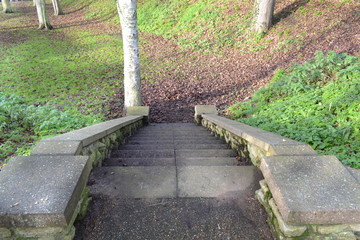 stairs steps stone 