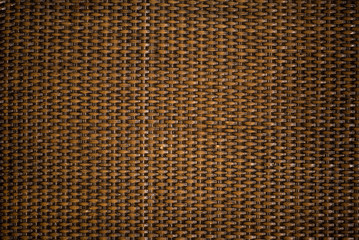 background and texture of brown handicraft weave pattern