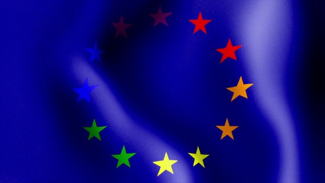 10592 waving rainbow euro flag
