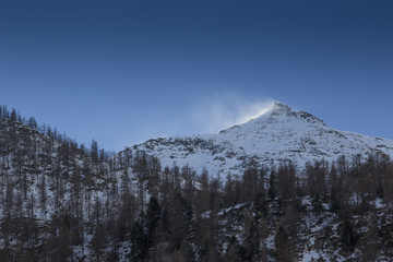 Fototapeta na wymiar Details of the Monte Rosa mountains (Italian Alps) 