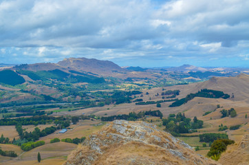 View from Te Mata Hills, Hawkes Bay, New Zealand