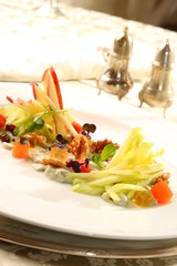 Fine dining restaurant dish