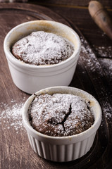 Chocolate souffle home
