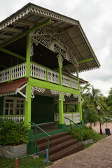 colonial style wooden houses in Panama City