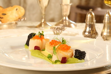 Fine dining restaurant dish