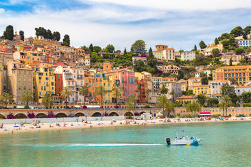 Menton on french Riviera, France