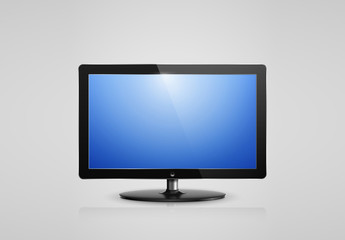 HD Computer Monitor Illustration