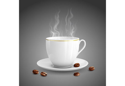 Gold-Rimmed Cup Illustration 1