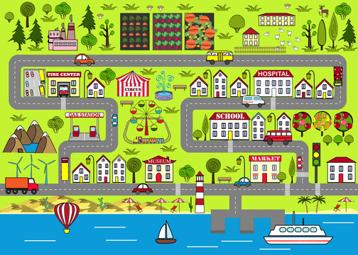 Cartoon Map Town Images – Browse 27,944 Stock Photos, Vectors, and Video |  Adobe Stock