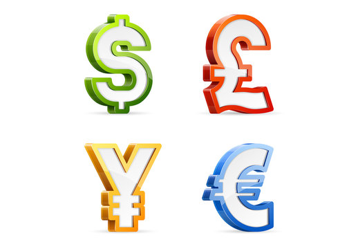 4 Large Currency Icons 1