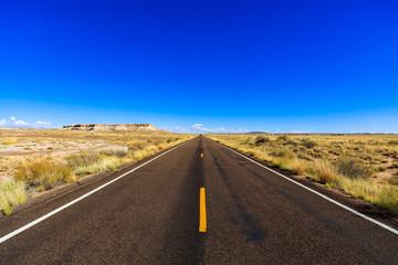 Fototapeta na wymiar Arizona desert highway