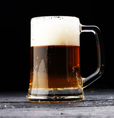 Still Life with a draft beer by the glass.