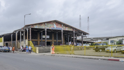 Fototapeta na wymiar Church of St. Michael in Libreville Gabon