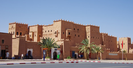 The antique Casbah in the center of Ouarzazate