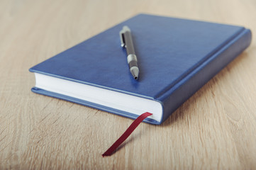 Notebook on the desk