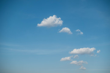 blue sky with cloud