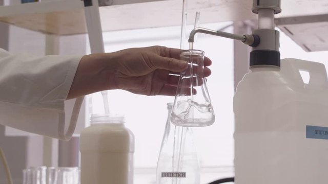 Chemical experiments with milk