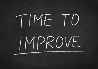 time to improve