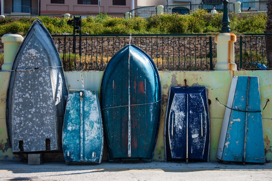 Boats on the pier, Bugibba, Malta