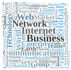 Global Business word cloud