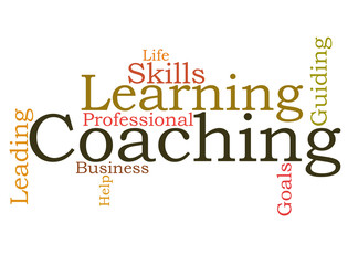 COACHING word cloud