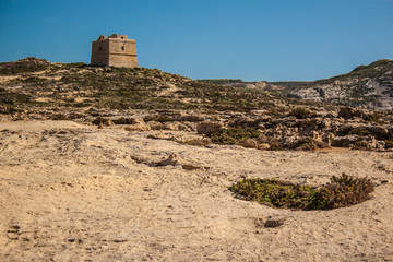 Dwejra Tower, Gozo Island, Malta