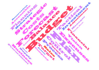 Budget word cloud
