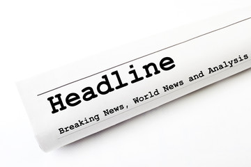 Obraz premium newspaper with latest news and analysis
