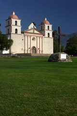 Fototapeta na wymiar Santa Barbara Mission