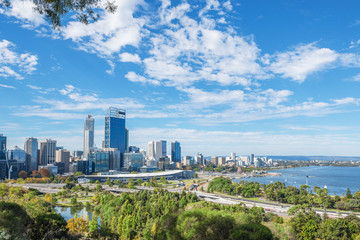 Perth view at the noon