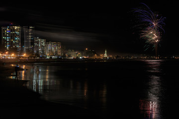 Fototapeta premium Gold Coast Fireworks