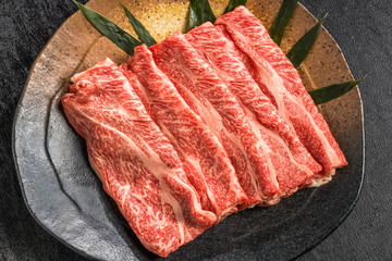 高級和牛　Marbled Kobe beef Japanese foods