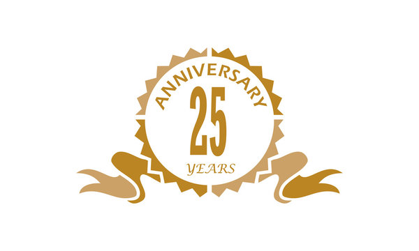 25 Years Ribbon Anniversary 