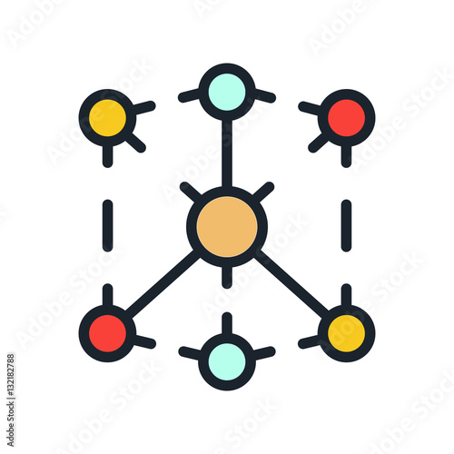 "multi channel marketing icon" Stock image and royaltyfree vector