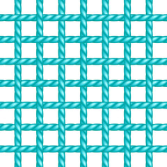 Net of rope in turquoise design 