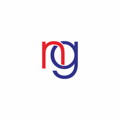 Letter n g logo