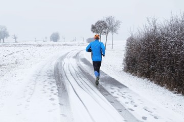 Joggen im Winter