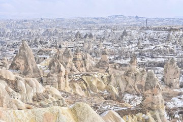 Astonishing View of the Pigeon Valley in Cappadocia, Turkey