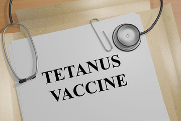 Tetanus Vaccine - medical concept