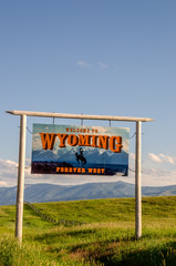 Welcome to Wyoming Sign