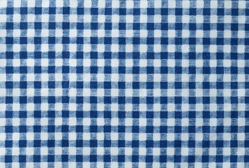 Blue and White Lumberjack Plaid Seamless Pattern