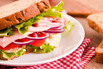 Sandwich bread.