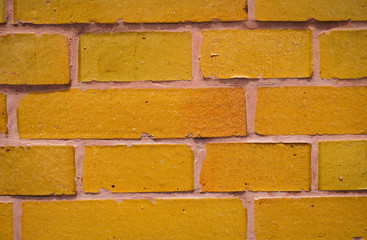 Orange brick texture usually used for background photo taken in Semarang Indonesia