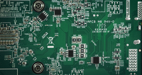 computer chip Electronics motherboard high tech green