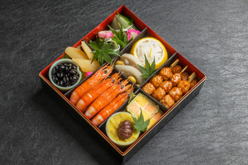 代表的な日本食セット　Japanese food set