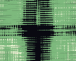 Abstract grunge vector background. Color raster composition of irregular overlapping graphic elements.