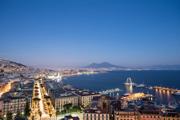Obraz premium Panorama di Napoli da posillipo