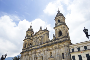 Fototapeta na wymiar Cathedral at Bogota,Colombia.