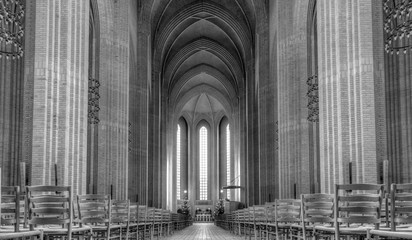 Grundtvigs Church in Copenhagen, Denmark